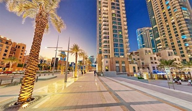 شارع البوليفارد من افضل شوارع دبي السياحية