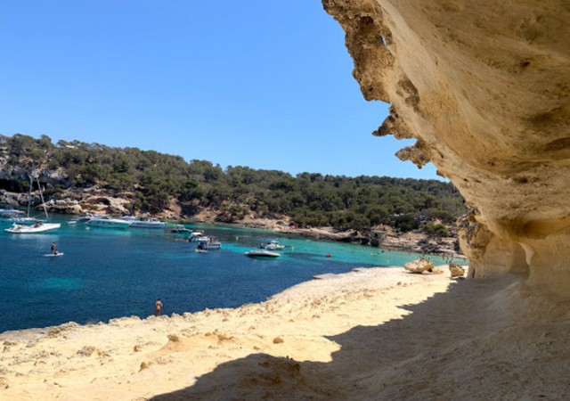 El Mago Beach in Balearic Islands