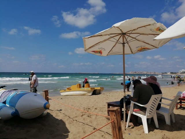 شاطئ المعمورة بالاسكندرية