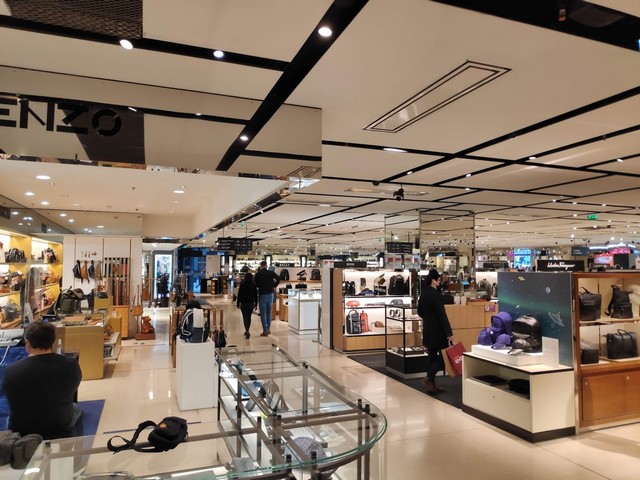 Galeries Lafayette Haussmann Mall Paris