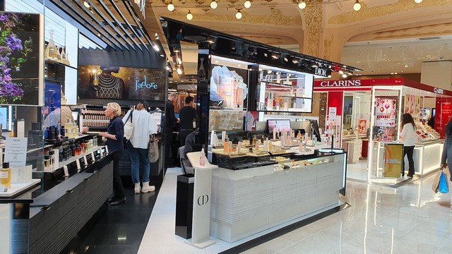 Galeries Lafayette Haussmann Mall in Paris