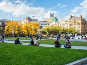 Piccadilly Gardens Manchester