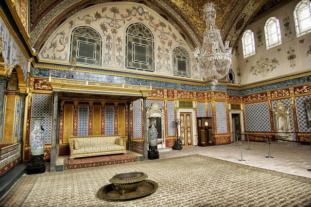 inside Topkapi Palace Museum