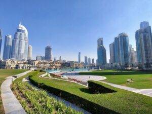 حديقة البرج دبي
