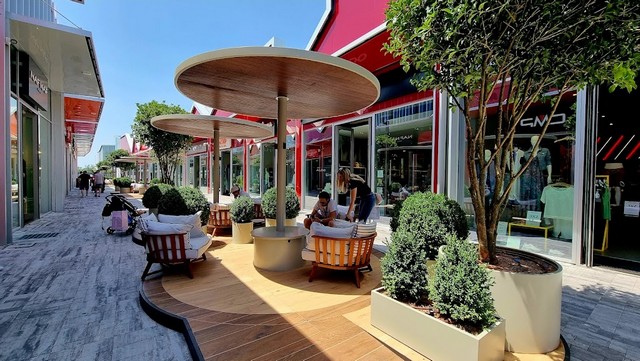 Milan shopping malls