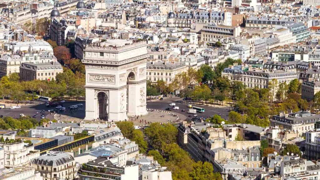 Champs Elysees Street in Paris