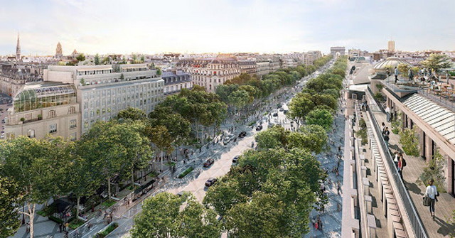 Champs Elysees Street Paris