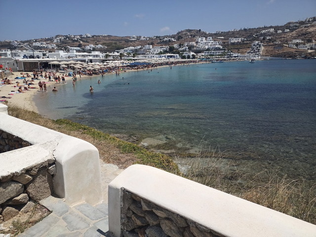 Ornos Beach Mykonos Greece