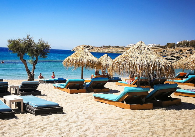 Paradise Beach in Mykonos - Paradise Beach Mykonos Greece