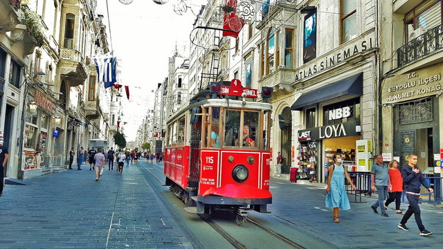 most famous street in Istanbul