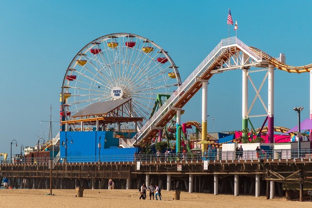 Pacific Park Amusement Park in Los Angeles