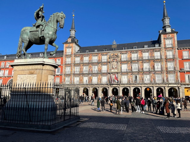 squares in Madrid
