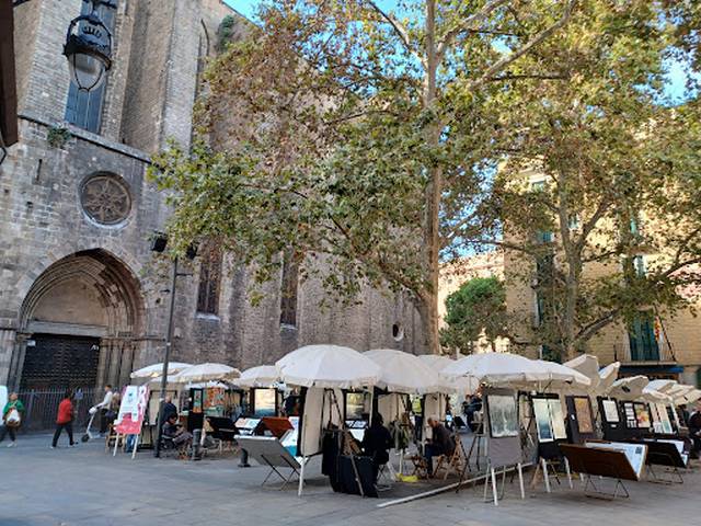 squares in Barcelona