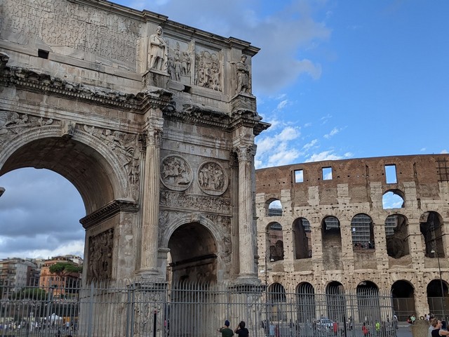 Arch of Constantine Monument in Rome
