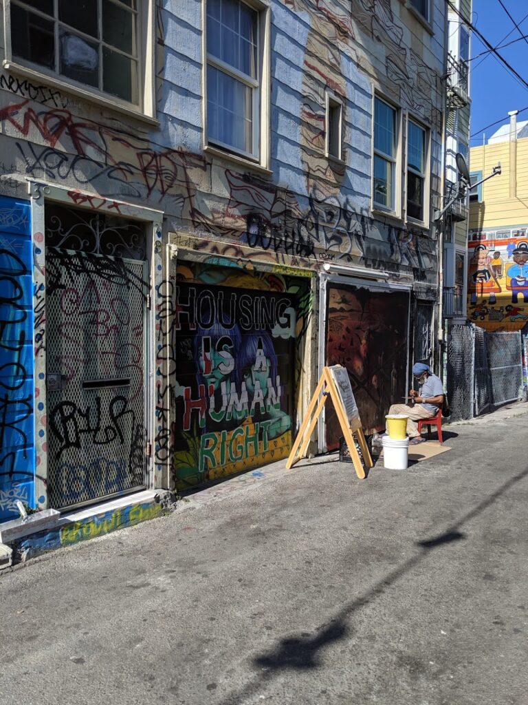 Clarion Alley Street Art in San Francisco