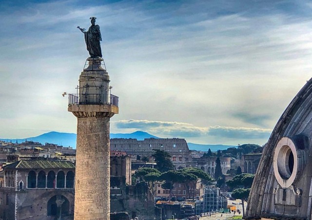 Column of Trajan Memorial in Rome