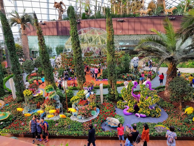 حديقة سوبرتري جروف النباتية سنغافورة - Supertree Grove