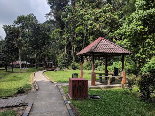 Taman Eko Rimba Kanching Waterfall in Selangor