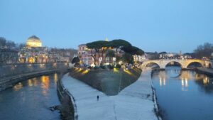 جزيرة التيبر روما - Tiber Island Rome