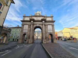 Triumphal Gate Square Innsbruck