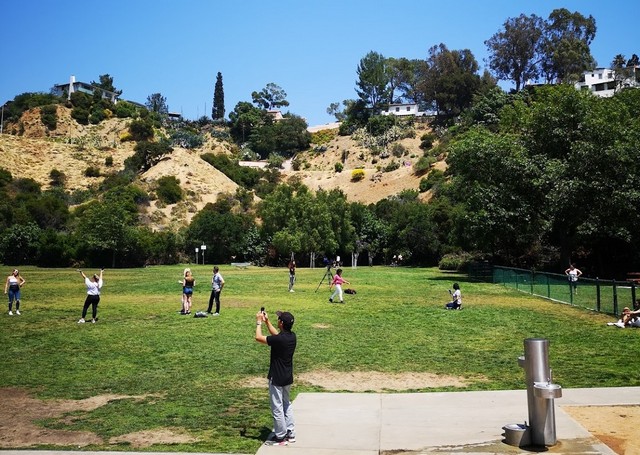 Hollywood Sign Monument in Los Angeles