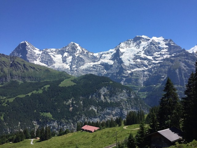 mountain in Interlaken Switzerland