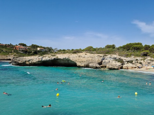 Cala Domingos Beach in Balearic Islands