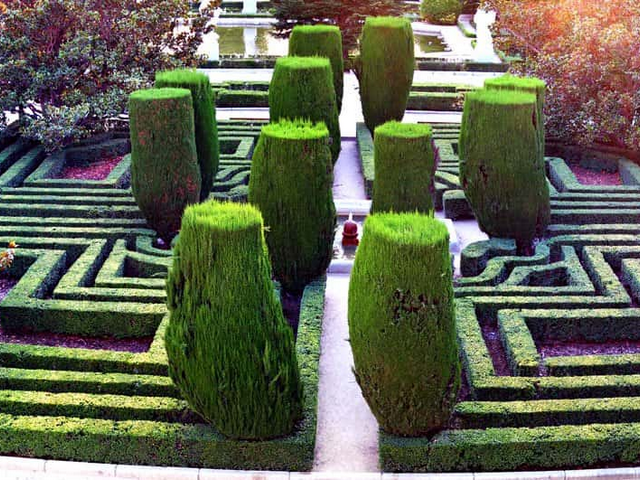 Sabatini Garden in Madrid