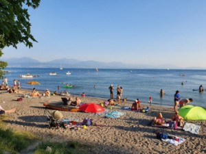 شاطئ بريفرينجيس لوزان - Preverenges Beach - Attractions in Lausanne for families