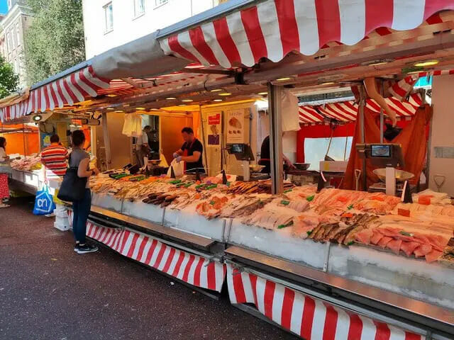 Albert Cuyp Market in Amsterdam