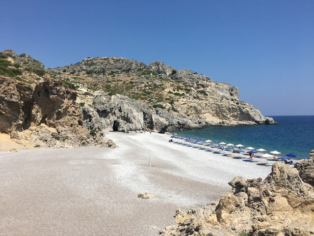 Rhodes beaches - quiet beaches in rhodes - best beaches in rhodes for families
