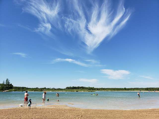 Birds Hill Beach in Winnipeg