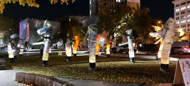 Old Market Square in Winnipeg