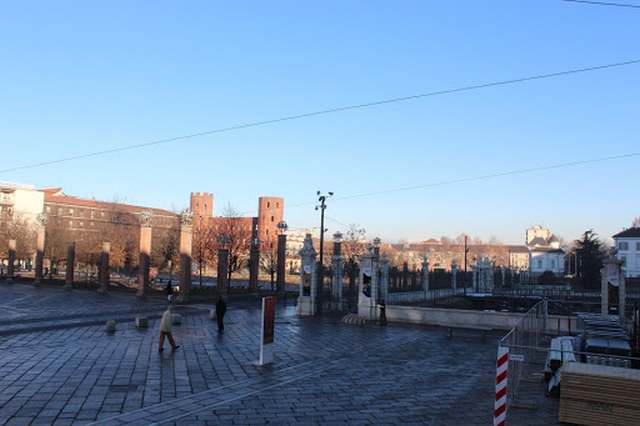 Palatine Gate in Turin
