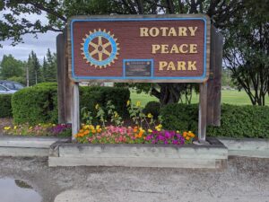 حديقة روتاري بيس وايت هورس - Rotary Peace Park Whitehorse