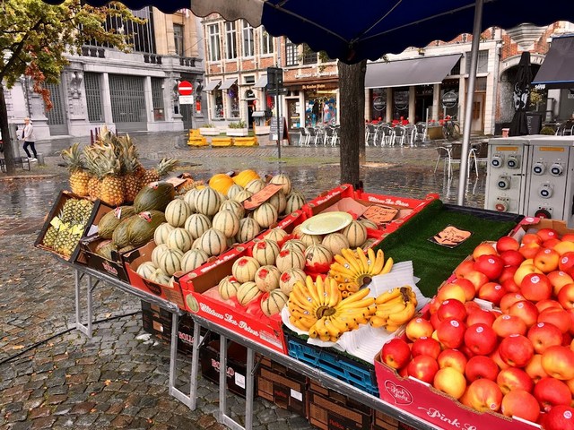 Friday Market Square in Ghent
