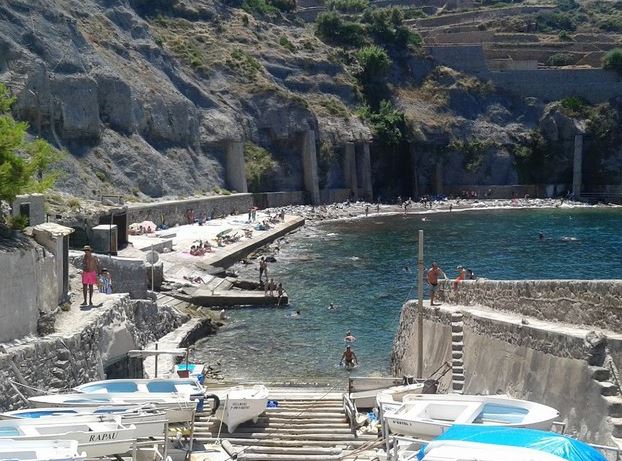 Cala Banyalbufar Beach in Balearic Islands