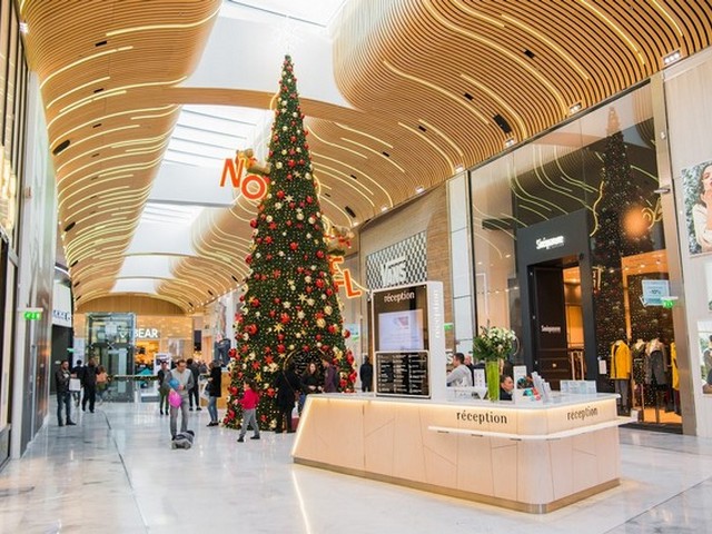 famous shopping mall in Paris
