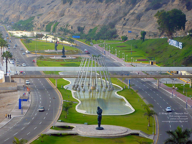 Malecon de Chorrillos Corniche Lima