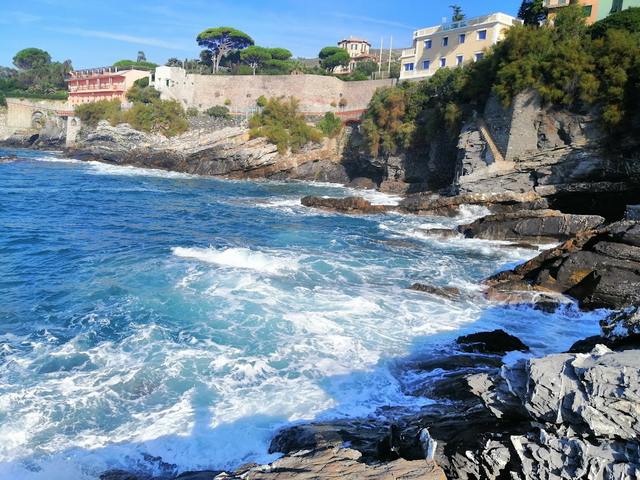 beaches in Genoa Italy
