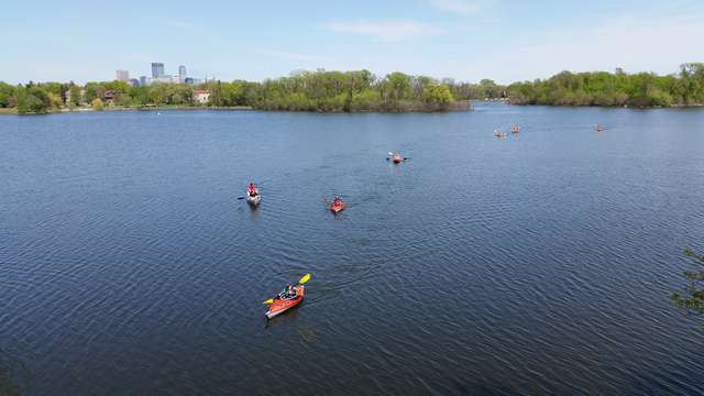 Cedar Lake Beach in Minneapolis