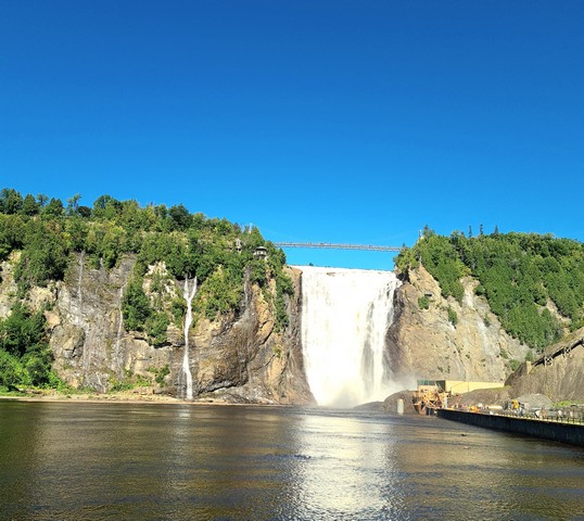 waterfalls in Quebec City