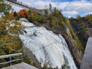 famous waterfalls in Quebec City