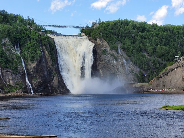 famous waterfalls in Quebec City