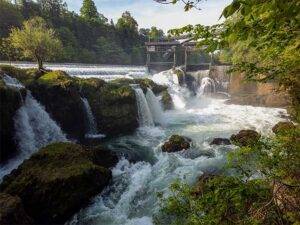 Traunfall Waterfall Linz