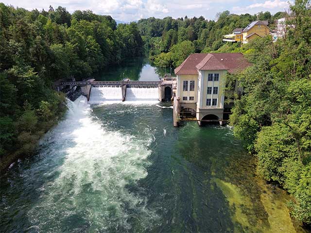 Traunfall Waterfall Linz