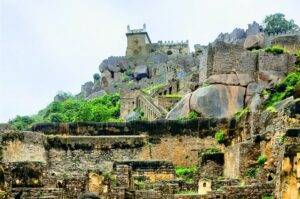 Golconda Fort Hyderabad - famous landmarks in Hyderabad - best attractions in Hyderabad