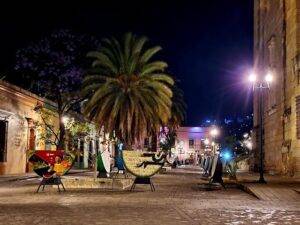 squares in Oaxaca