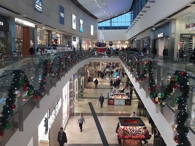 shopping malls in Dublin city centre